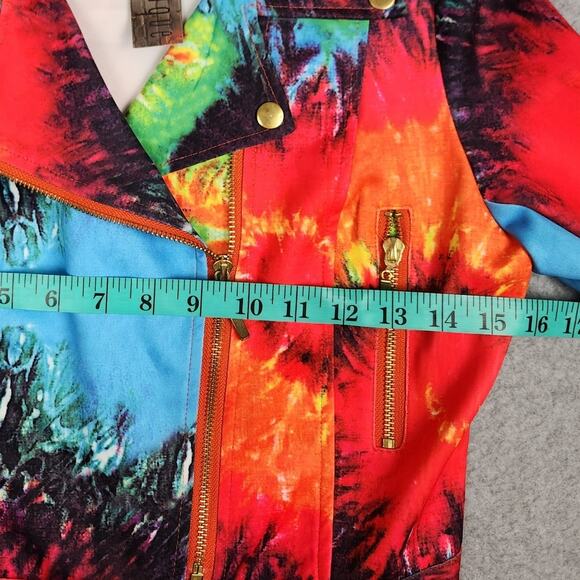 Carmin Jacket Womens Size Small Swirl Tie Dye NEW with Tags - Picture 7 of 11
